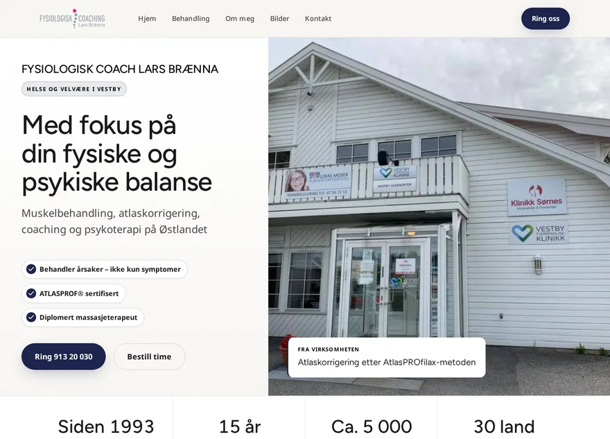 Nettsideutkast: klinikk
